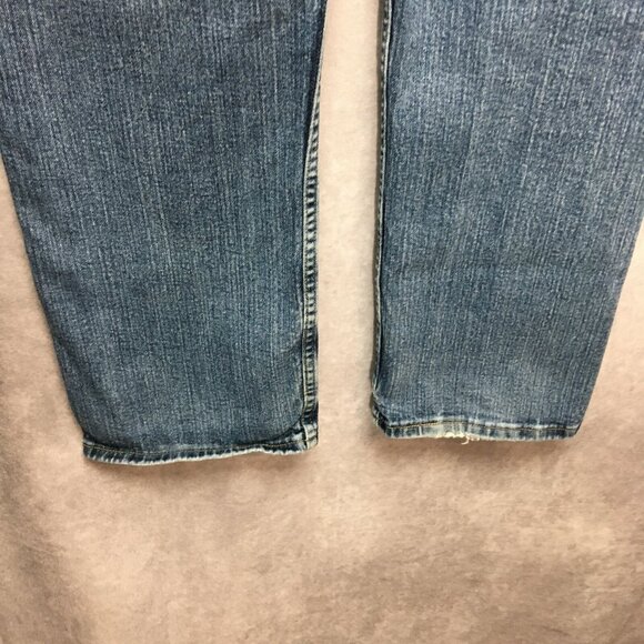 Wrangler Mens Jeans Blue size 34 36x30 Advanced Comfort Fit Stretch Flex Denim - Picture 8 of 9